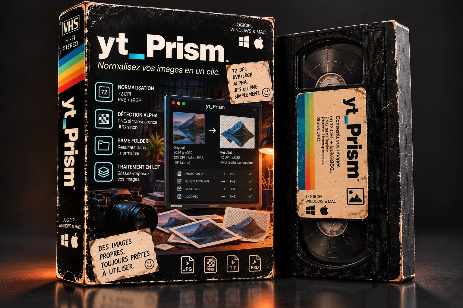 Jaquette VHS et cassette de yt_Prism